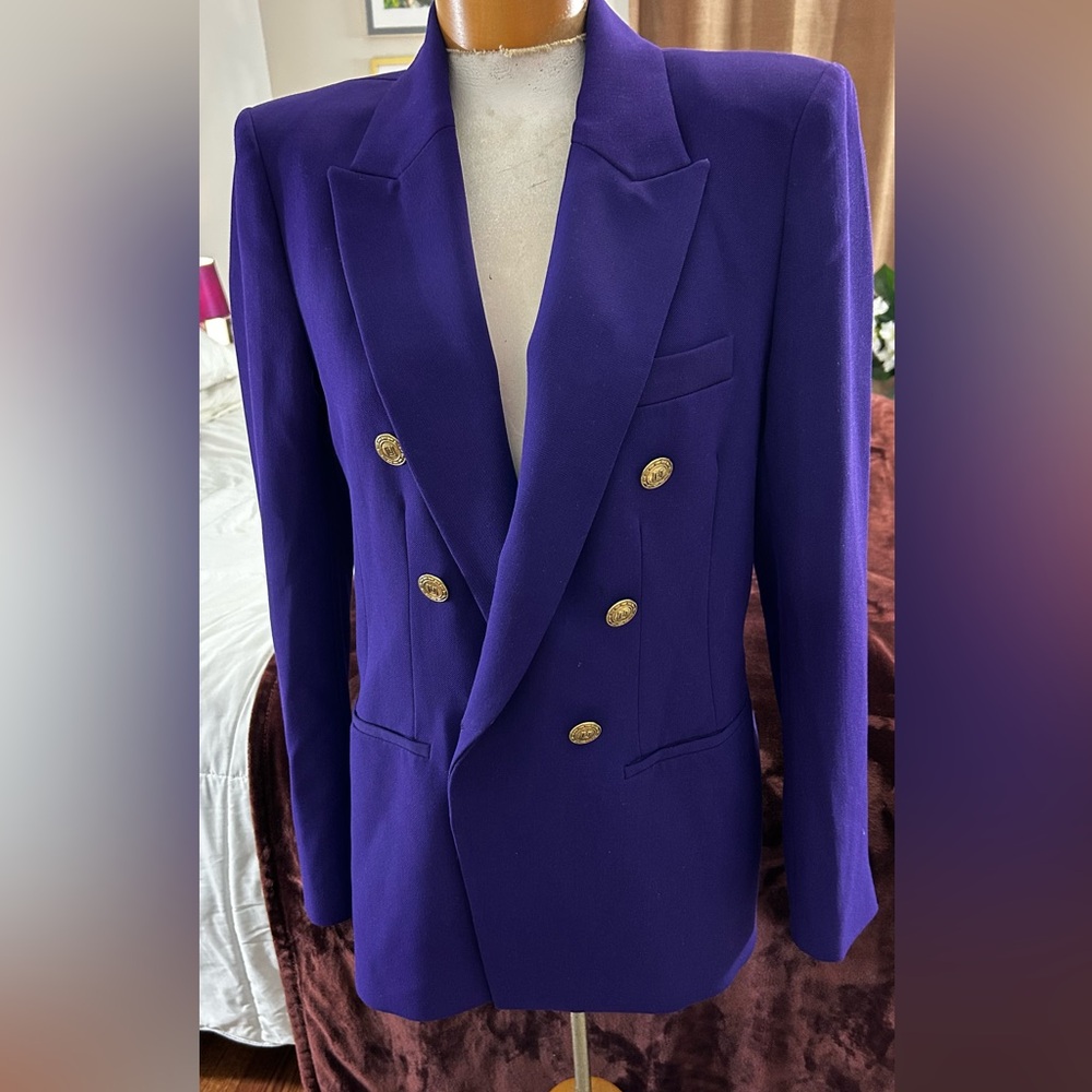 Zara Tailored Double Breasted Blazer